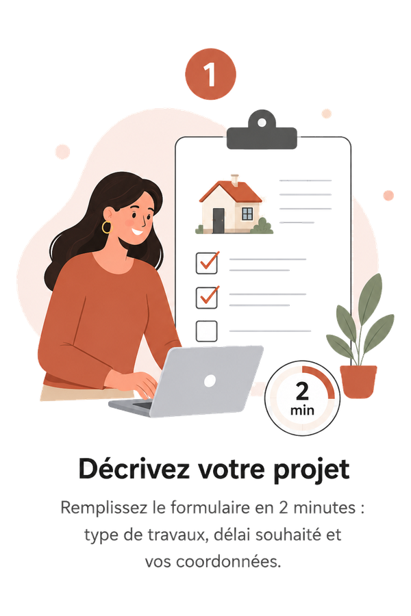 Étape 1 : Décrivez votre projet en 2 minutes
